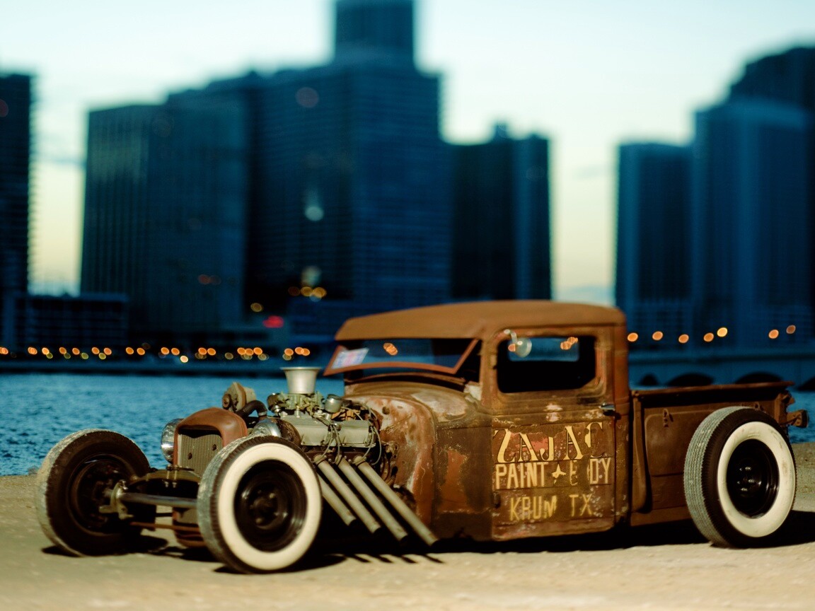 Ретро пикап обои