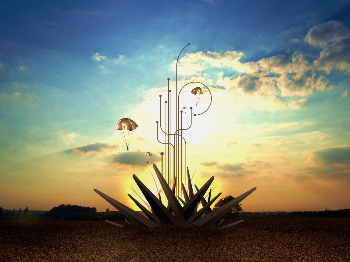 Абстрактный взрыв в настоящем мире обои