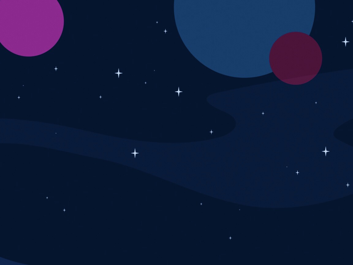 Рсиунок звёздного неба обои