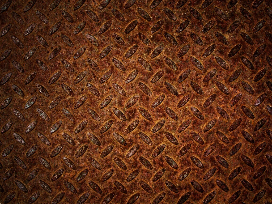 Ржавый перфорированный стальной лист обои