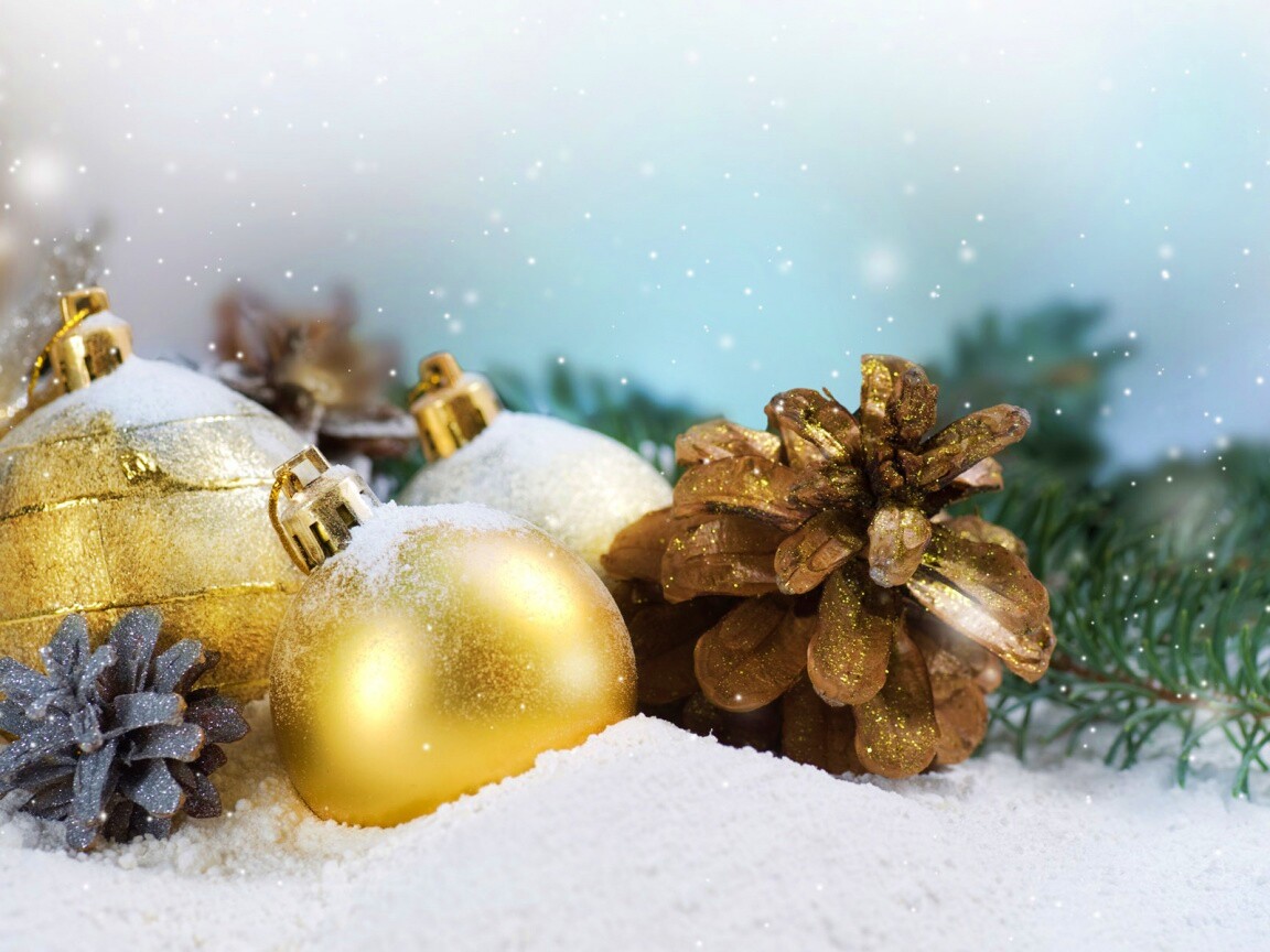 Новогодний натюрморт обои