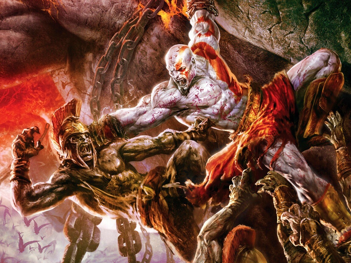 Бог войны обои