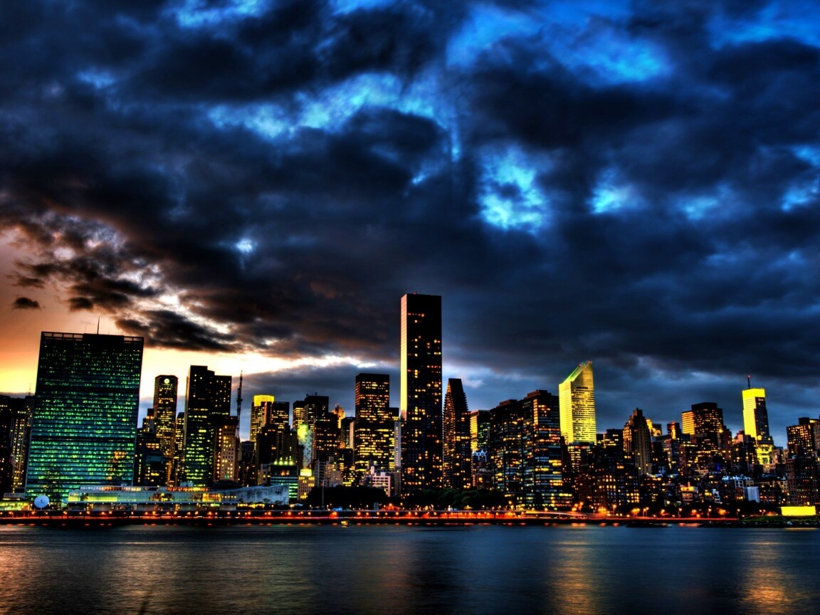 Красивый город обои