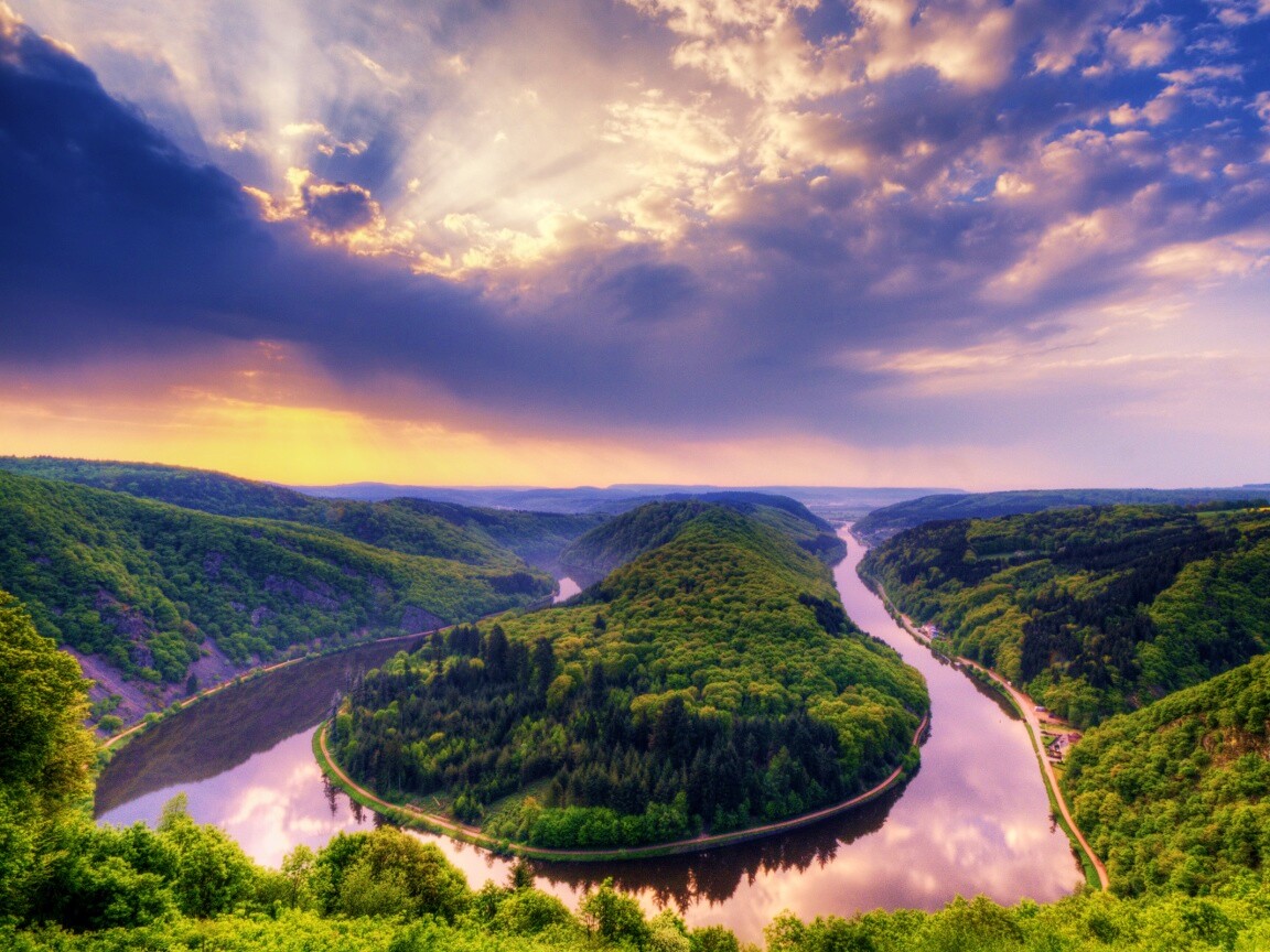 Извилистый каньон обои