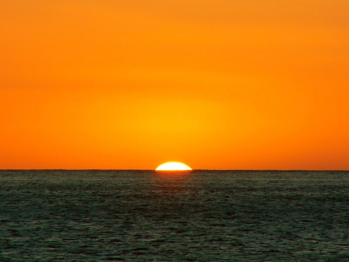 Идеальный закат обои