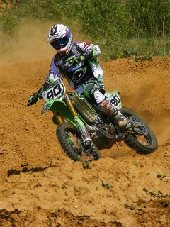 На мототреке обои