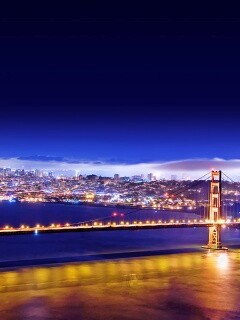 Ночной Нью-Йорк обои