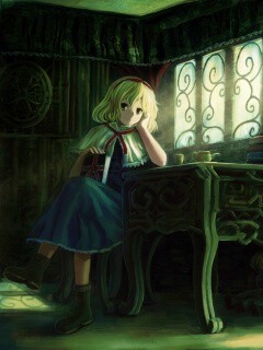 Девочка за столом с книгами обои