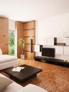 Дизайн гостиной обои