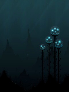 Мрачные горы обои