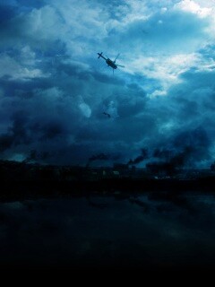 Дымящий город обои