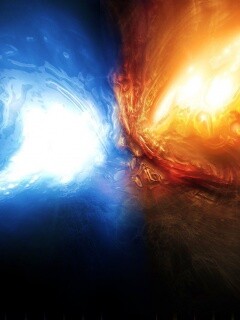 Огонь против льда обои