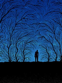 Смыкающиеся деревья обои