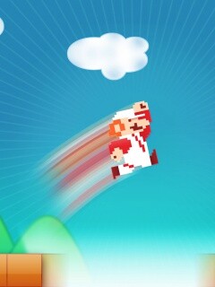 Прыжок Марио обои