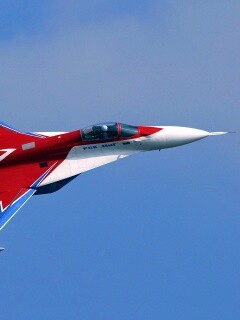 Истребитель МИГ пилотажной группы обои