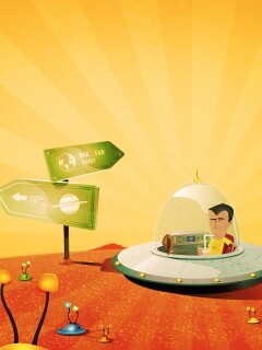 Космическое путешествие обои