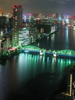 Панорама Токио обои