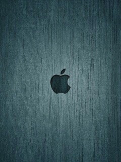 Логотип Apple на доске обои