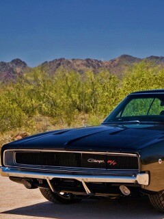 Черный Додж обои