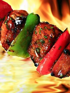 Сочный шашлычок обои