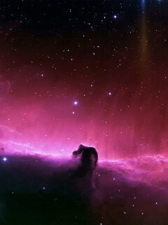 Розовая туманность обои