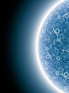 Планета из узоров обои