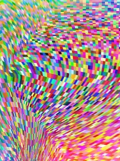 Пиксельная воронка обои