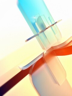 Абстракция из полупрозрачных фигур обои