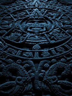 Индейские записи высеченные в камне обои