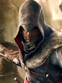 Ассасин перед атакой обои