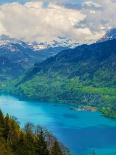 Горная река обои