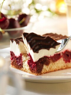 Вишневое пирожное обои