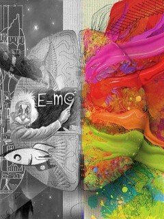 Логика против креатива обои