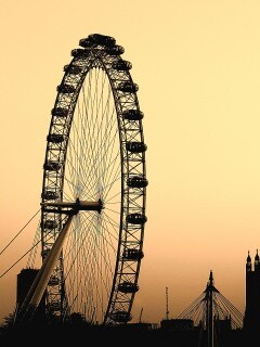 Силуэт Лондона обои