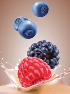 Векторные ягоды обои