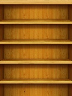 Обои в виде полок для iphone обои