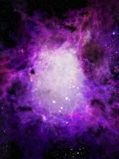 Фиолетовая туманность обои