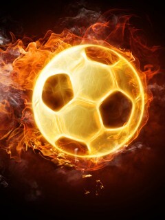 Огненный мяч обои