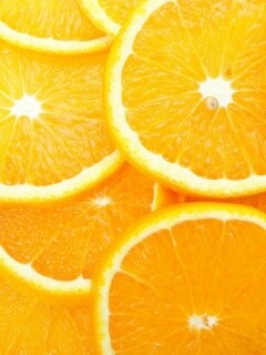 Апельсиновые дольки обои