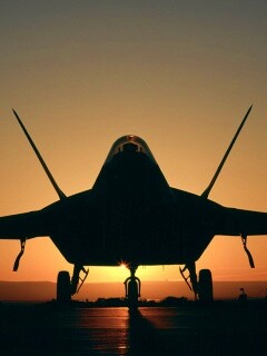 Истребитель F22 обои