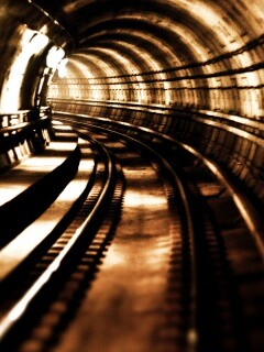 Тоннель метро обои