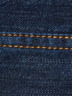 Темная джинсовая ткань со строчкой обои