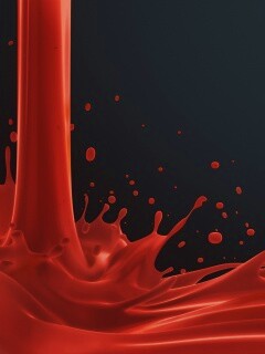 Красный всплеск обои