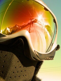 Маска сноубордиста обои