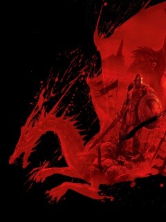 Красный дракон обои