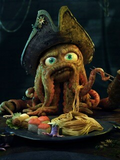 Мультяшный Дэви Джонс обои