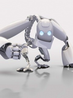 Крадущийся робот обои