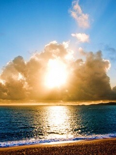 Солнечный пляж обои