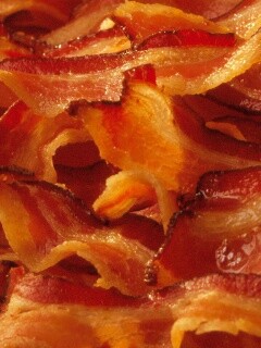 Вкусный жаренный бекончик обои
