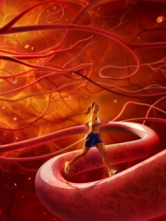 Бег крови обои